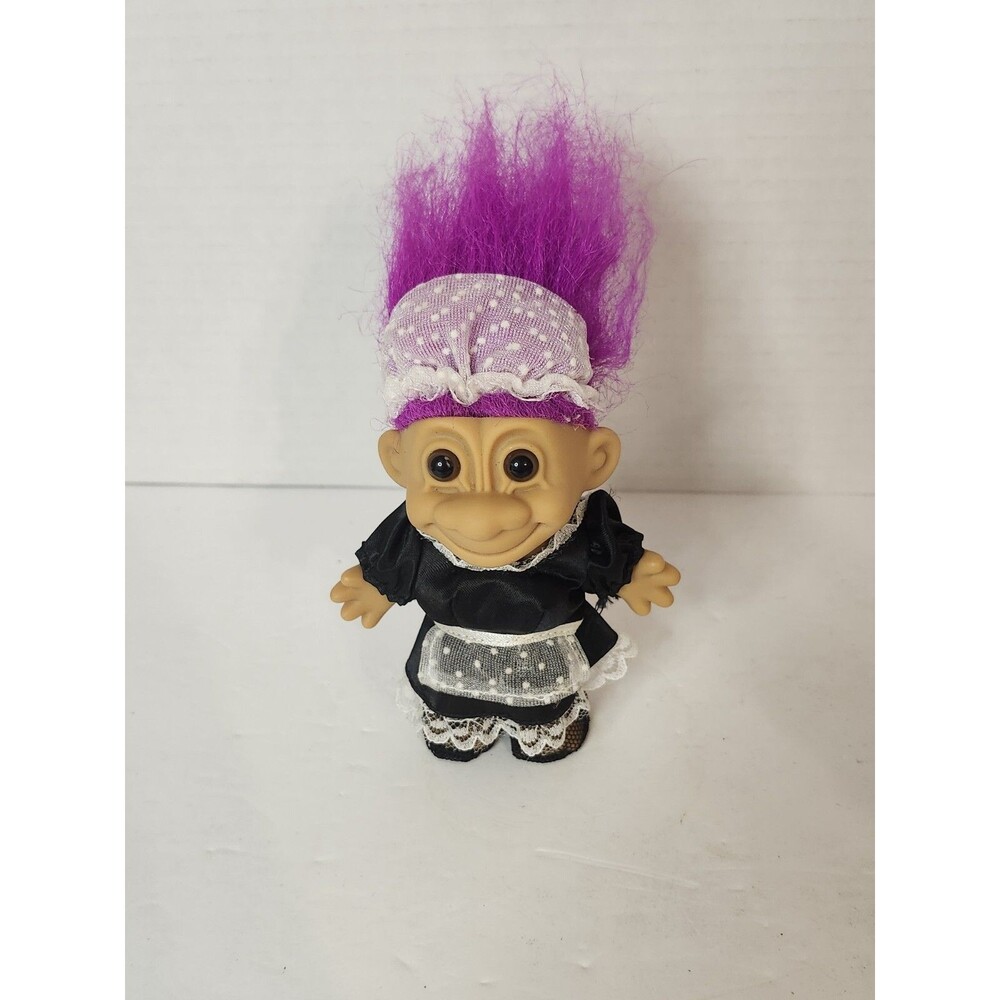 Russ Troll Maid with Purple Hair 5"